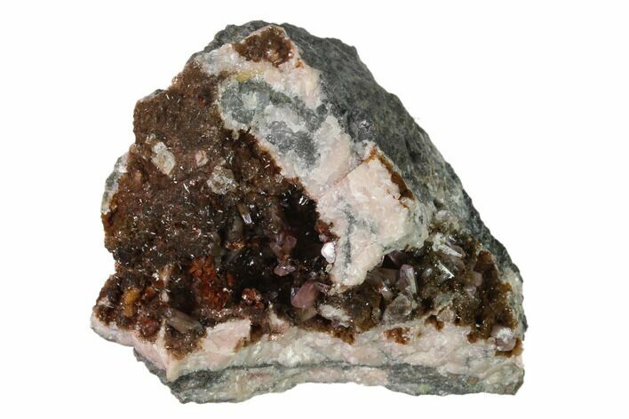 Cobaltoan Calcite Crystal Cluster - Morocco #137025